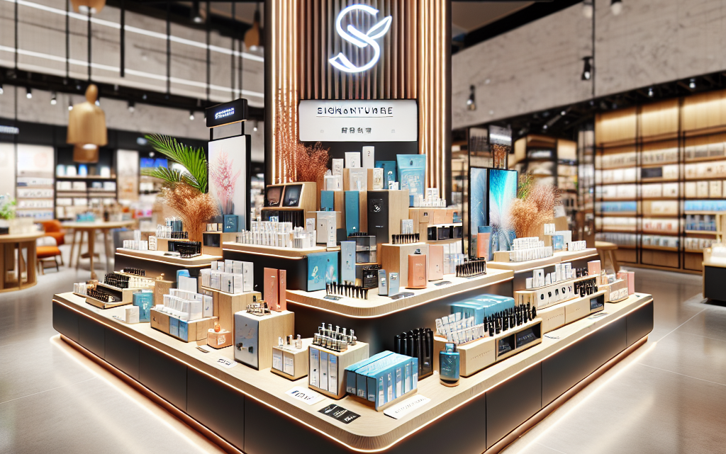 Integrating brand identity into display stands for product marketing
