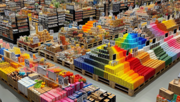 Designing pallet islands that attract customers