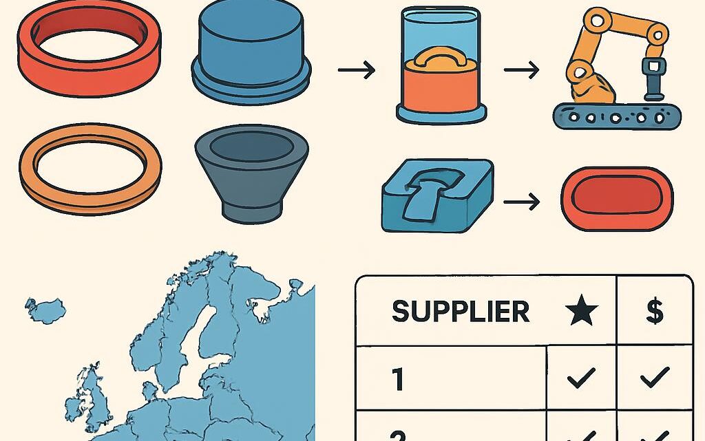 Ranking silicone rubber manufacturers in Europe – how to choose the right supplier for your industry