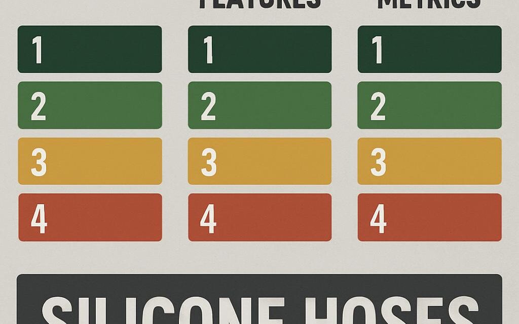 Ranking silicone hoses – key parameters that define durability, safety, and performance