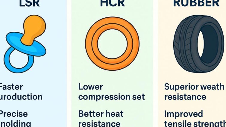 Ranking liquid silicone rubber (LSR) applications – where LSR outperforms HCR and conventional rubber