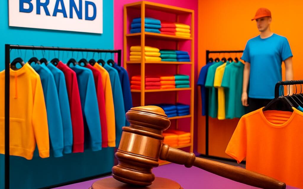 Can retailers buy branded clothing through auctions?