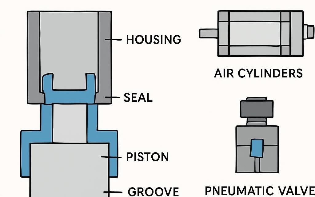 How do pneumatic seals work and when are they the best solution?