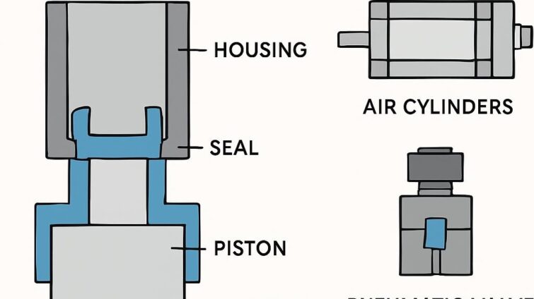 How do pneumatic seals work and when are they the best solution?