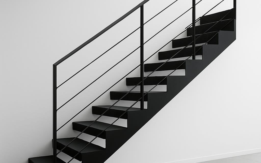 Straight stairs - features and benefits for contemporary architecture