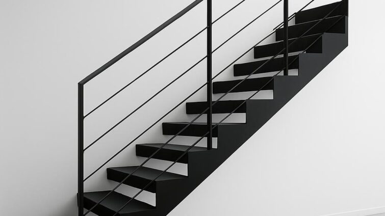 Straight stairs - features and benefits for contemporary architecture