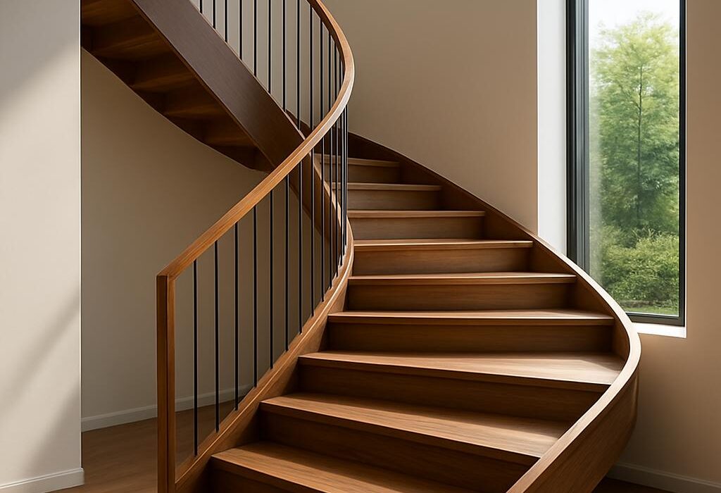Wooden stairs - top trends in design and functionality for modern interiors