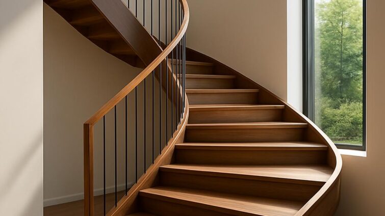 Wooden stairs - top trends in design and functionality for modern interiors